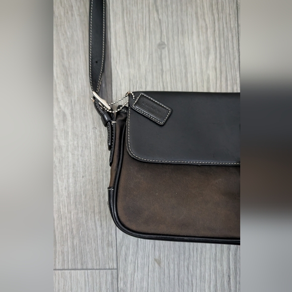 COACH Hampton Y2K Shoulder Bag 🖤💚 - Picture 2 of 8